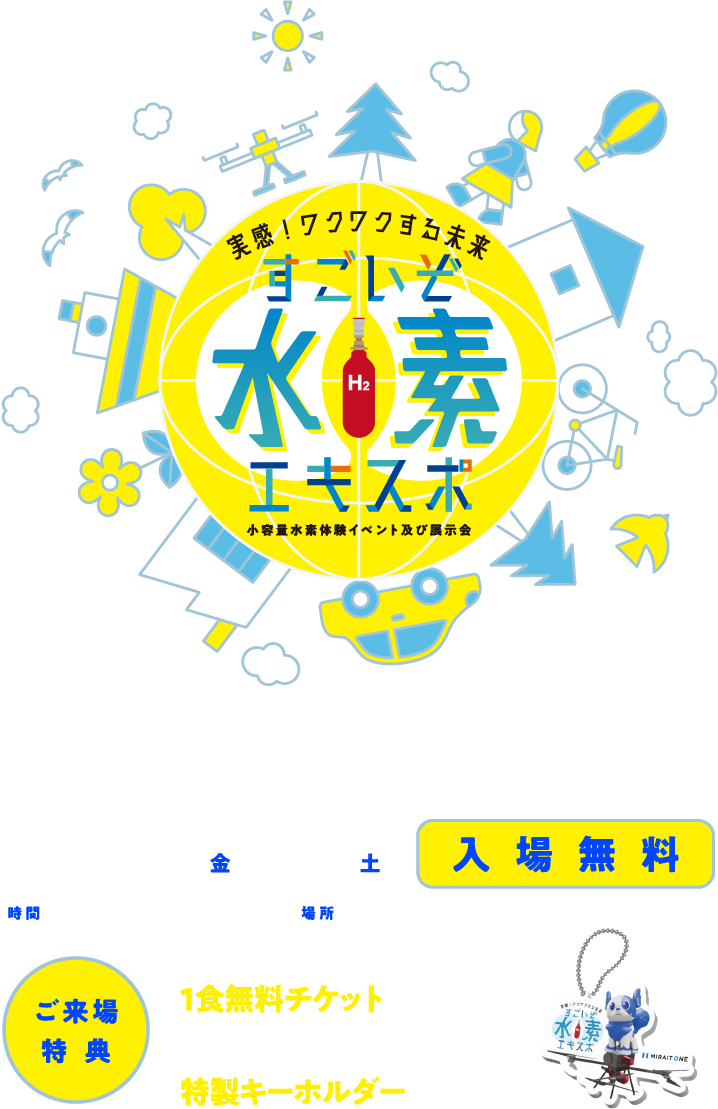 実感!ワクワクする未来 すごいぞ!水素エキスポ|株式会社ミライト・ワン